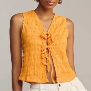 Anthropologie Front-Tie Tank Top